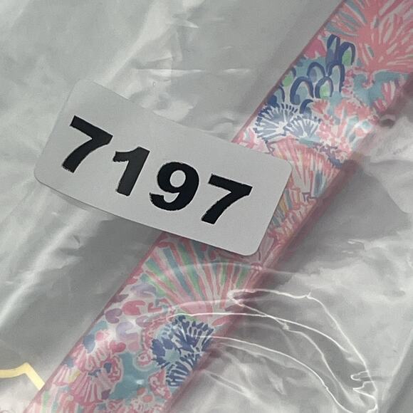 Vera Bradley Splendor In Sand Strap Key Chain Ring with Logo Charm - Picture 6 of 6